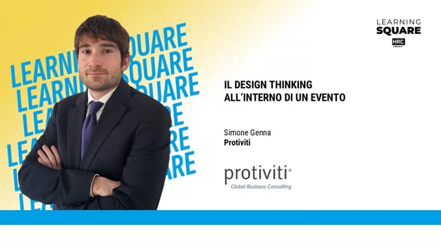 Il design thinking all’interno di un evento PROTIVITI