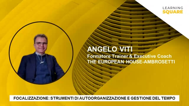Devo - come mantenere la focalizzazione THE EUROPEAN HOUSE A ...
