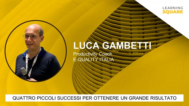 Trasforma! Impariamo a trasformare gli input E-QUALITY ITALI ...